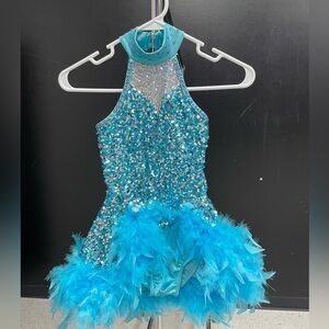 Weismann dance costume with added rhinestones